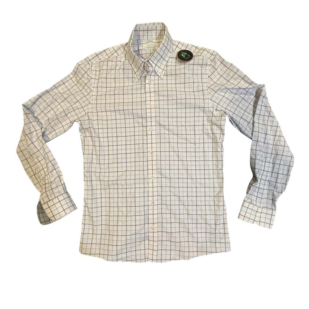 Brooks Brothers Milano Fit Non-Iron Supima Cotton Dress Shirt 15-34